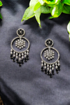 American Daimond / cubic zirconium , Chandlier  Black Onyx Stone Party Danglers