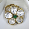 Moissanite Floral Statement Ring