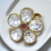 Moissanite Floral Statement Ring