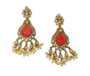 Designer Moissonite Stones Gold Foil Choker  Premium Necklace Set