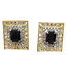 Cubic Zirconia Pendant Multi Blue onyx String Necklace Set