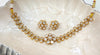 Premium Moissanite Floral String Necklace Set