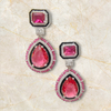Fashion Cubic Zirconium Gemstones Drop Danglers .