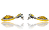 Fashion Cubic Zirconium Gemstones Drop Danglers .