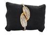 Premium Baguette Stones Leaf Motif Cubic Zirconia Bracelet