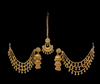 Premium Gold Polish Maharani Beadwoven Choker Bridal Set