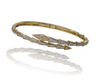 Contemporary Arrow Motif Cubic Zirconia Openable Bracelet