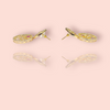 Gold Plated Ruby and American Diamond Floral Motif Choker Set