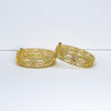 Imperial Premium Moissanite Floral Filgree Pattern Statement Bangles