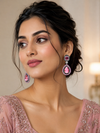 Fashion Cubic Zirconium Gemstones Drop Danglers .